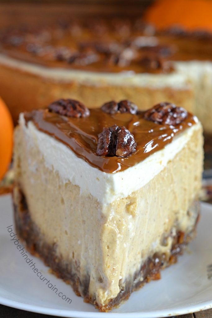 Pecan Pie Pumpkin Cheesecake