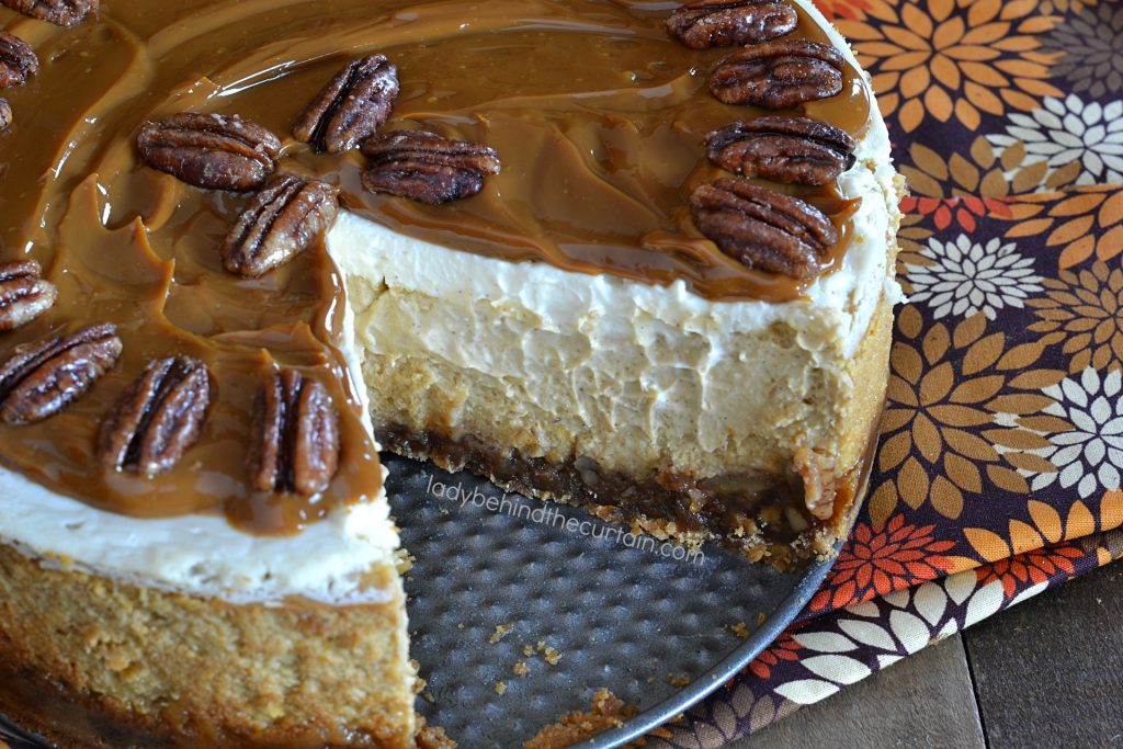 Pecan Pie Pumpkin Cheesecake