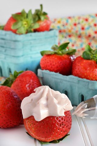 Strawberry Butter Frosting Cream