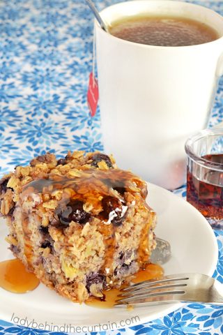 Blueberry Banana Nut Baked Oatmeal