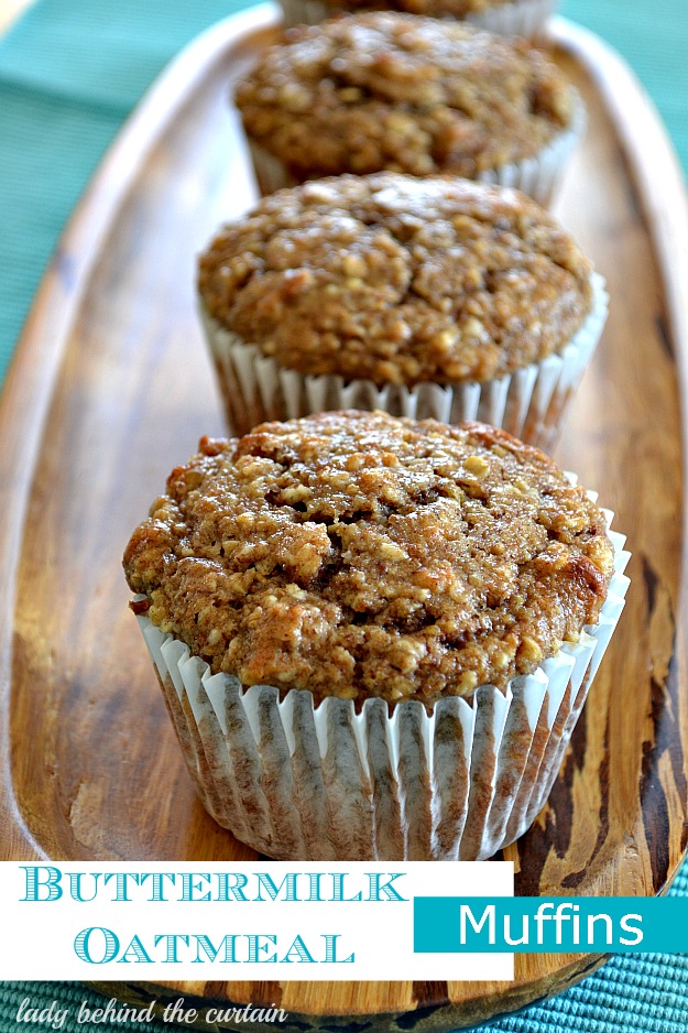 Buttermilk Oatmeal Muffins