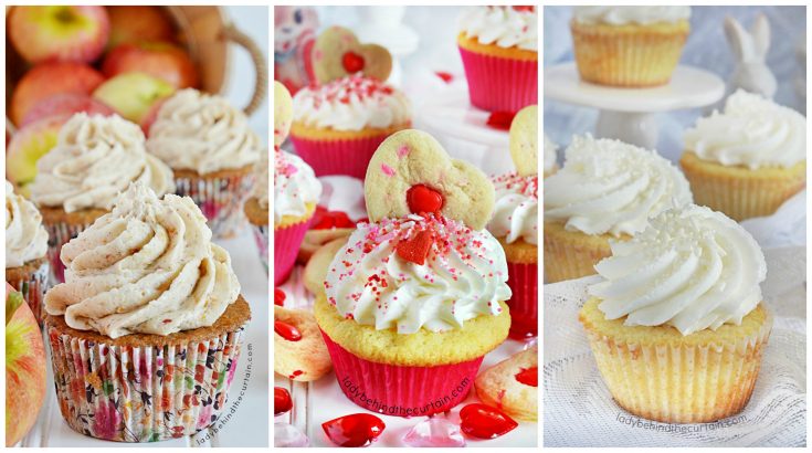 Raspberry Swirl Party Cupcakes