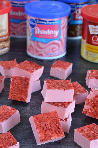 5 Minute Strawberry Fudge