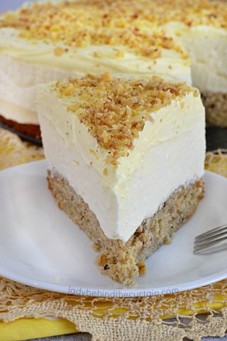 Banana Bread No Bake Cheesecake