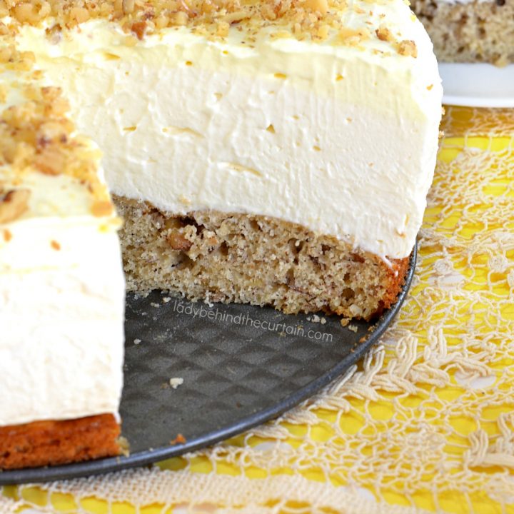 Banana Bread No Bake Cheesecake