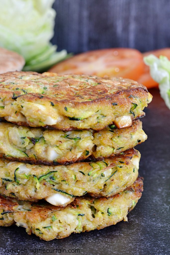 Summer Garden Fresh Zucchini Burgers 