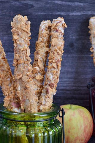 Apple Pie Decorated Pretzels