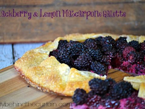 Blackberry And Lemon Mascarpone Galette