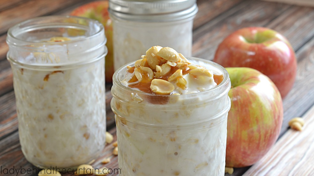 Caramel Apple Overnight Oatmeal   Caramel Apple Overnight Oatmea 2 