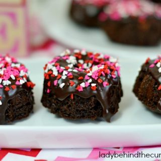 Dark Chocolate Cherry Mini Cakes