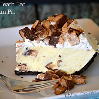 Frozen Heath Bar Cream Pie