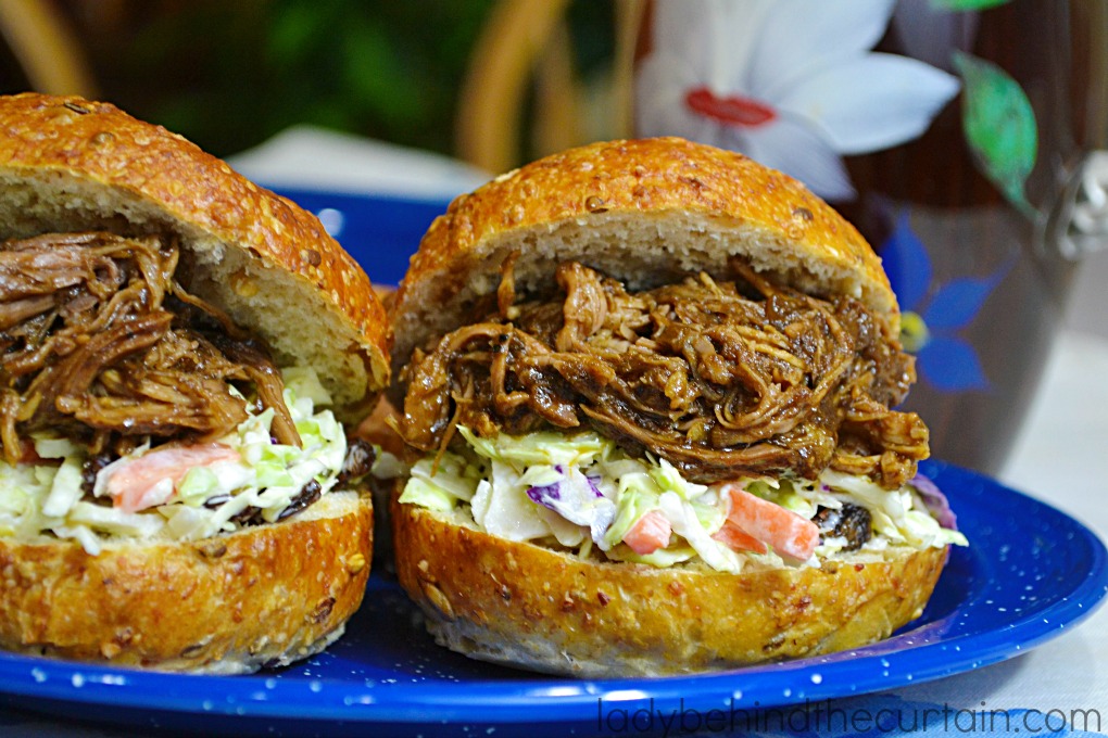 Sweet and Tangy Pulled Pork - Barefeet in the Kitchen