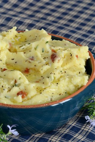 Bacon Rosemary Mashed Potatoes