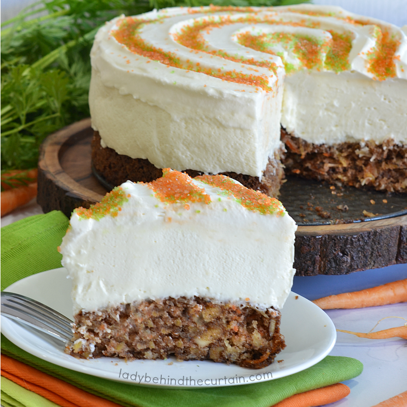 Carrot Cake No Bake Cheesecake