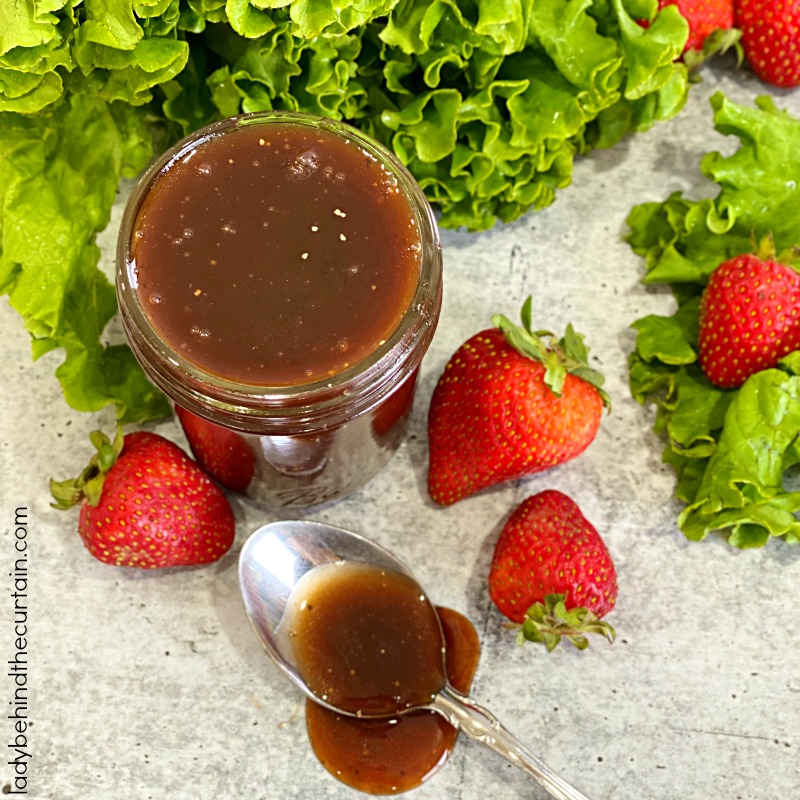 Homemade Strawberry Balsamic Vinaigrette