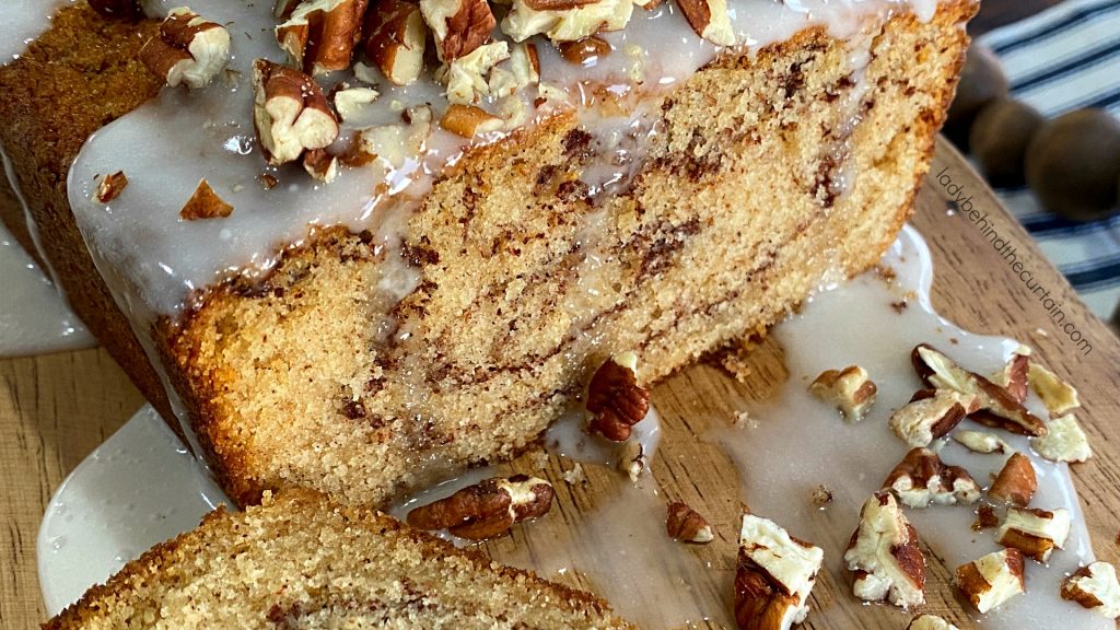 Brown Butter Cinnamon Swirl Pound Cake