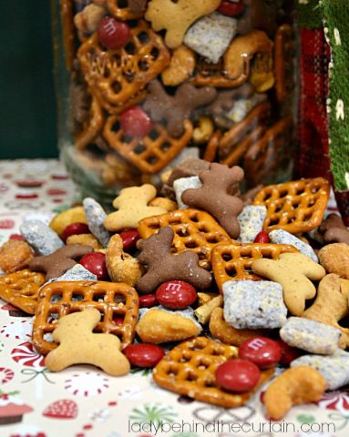 Buddy the Elf Hat and Snowball Party Mix