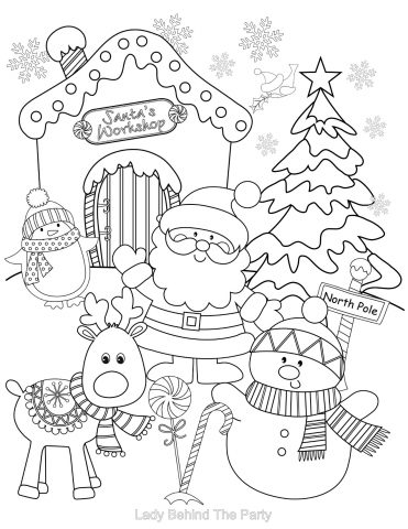 Indoor Christmas Games and Free Activity Sheets