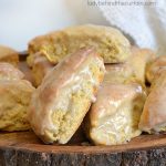 Overnight White Chocolate Peppermint Scones