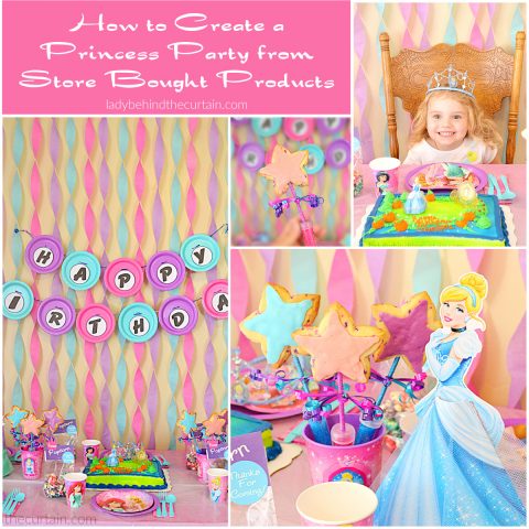 How to Create a Princess Birthday Party with Store Bought Products