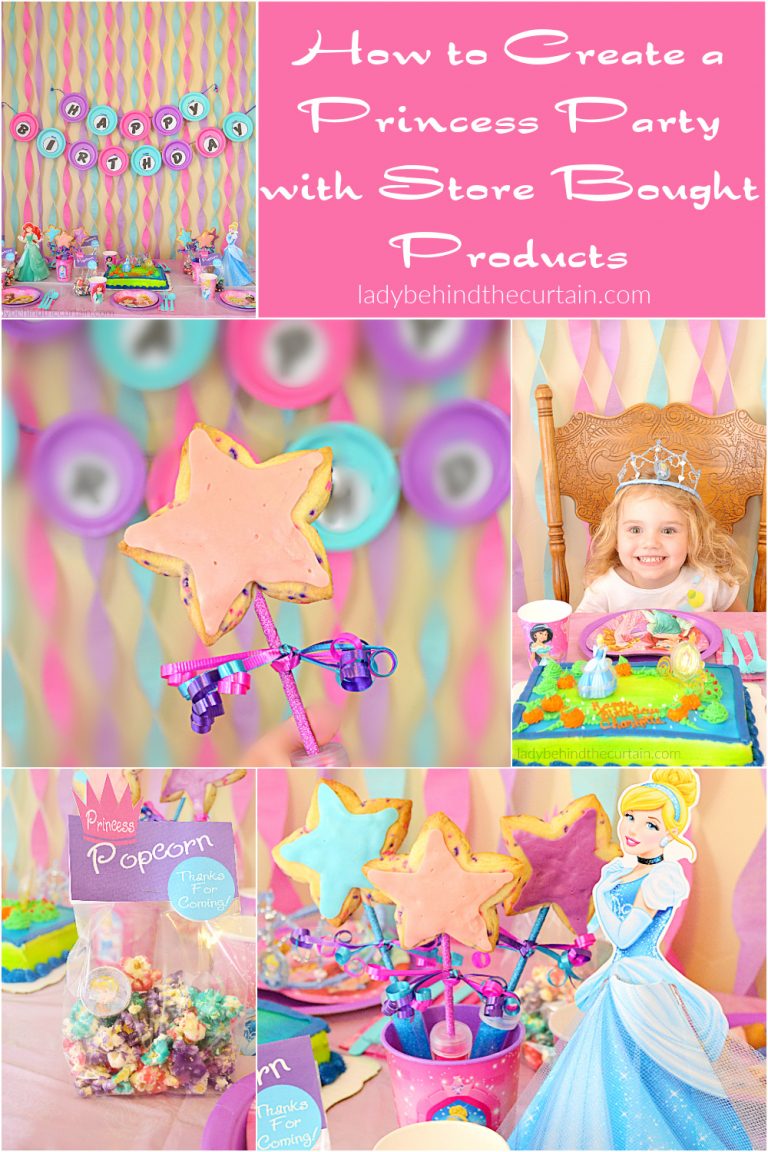 How to Create a Princess Birthday Party with Store Bought Products