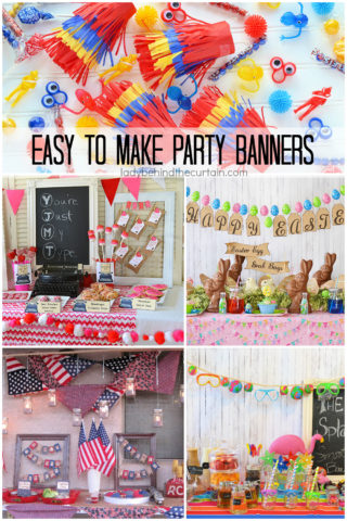 Easy to Make Party Banners