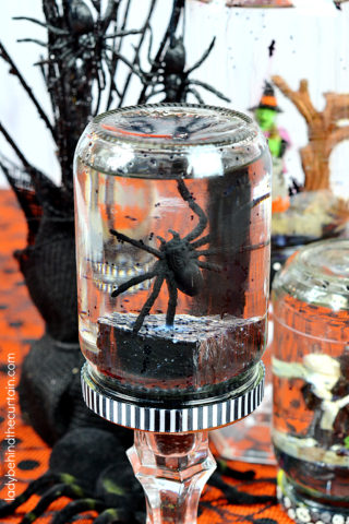 DIY Halloween Party Snow Globes