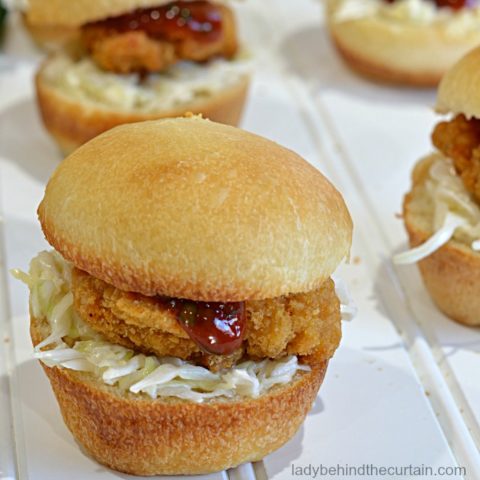 Game Day Chicken Nugget Sliders