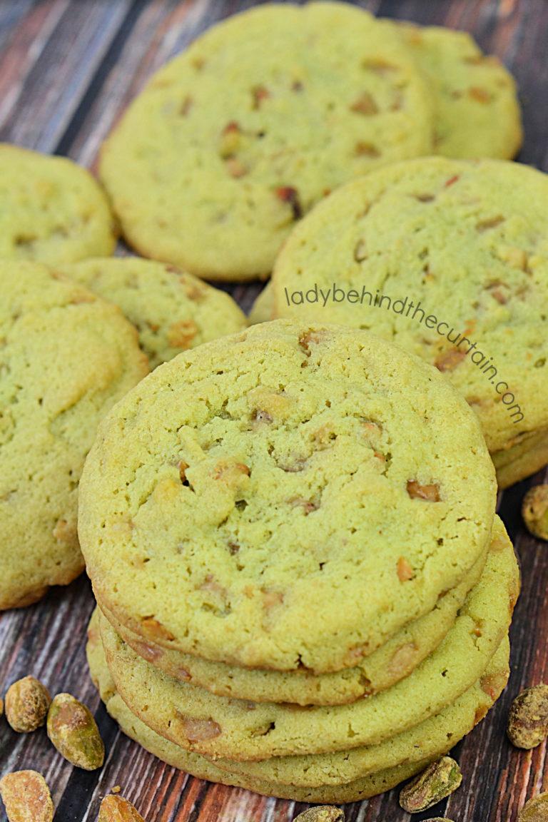 Pistachio Pudding Cookies