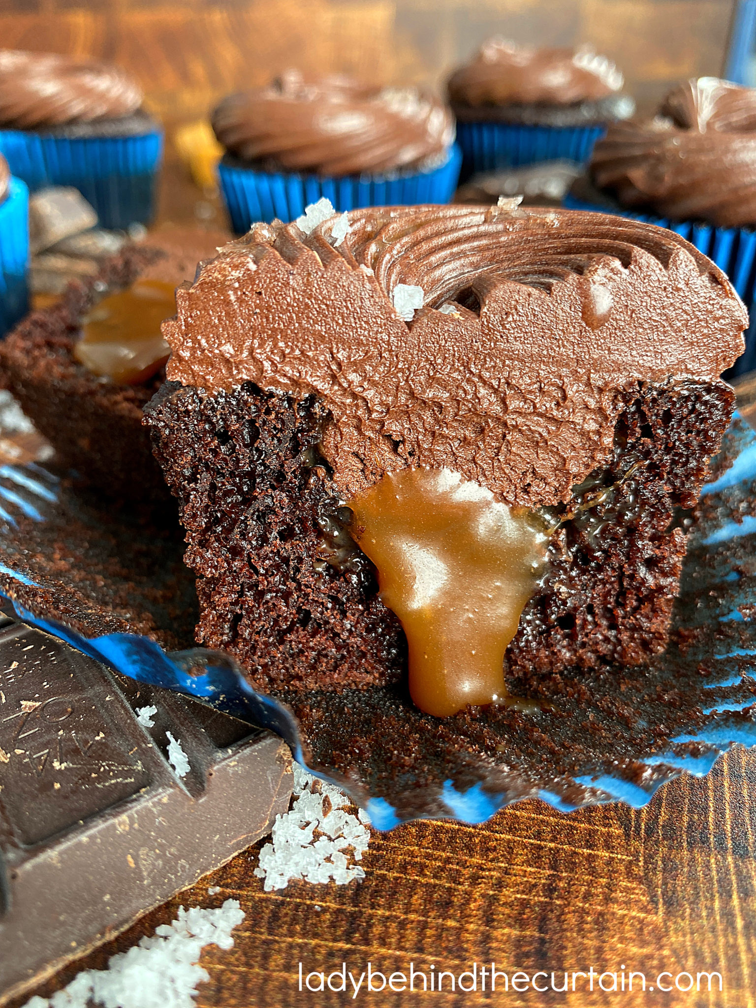 Salted Caramel Chocolate Cupcakes 5467