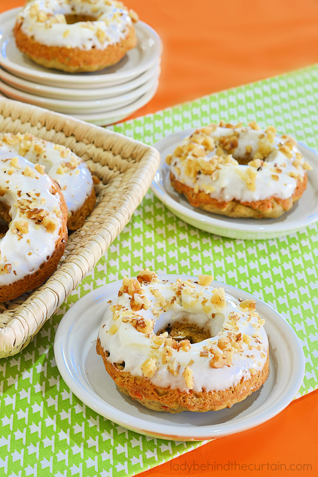 Baked Carrot Cake Donuts