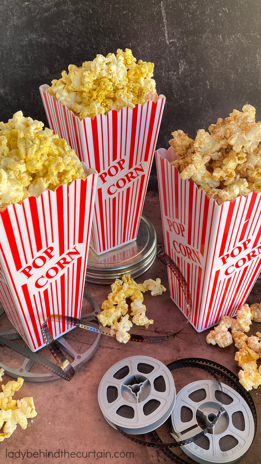 Three Homemade Popcorn Seasoning Recipes