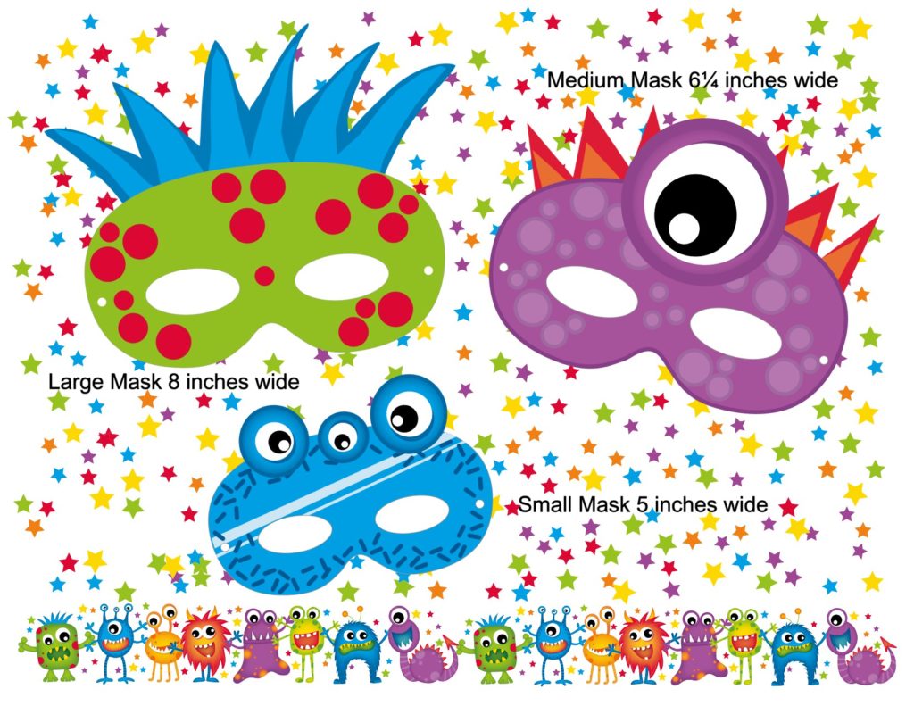 Cartoon Monster Party Free Printable Collection