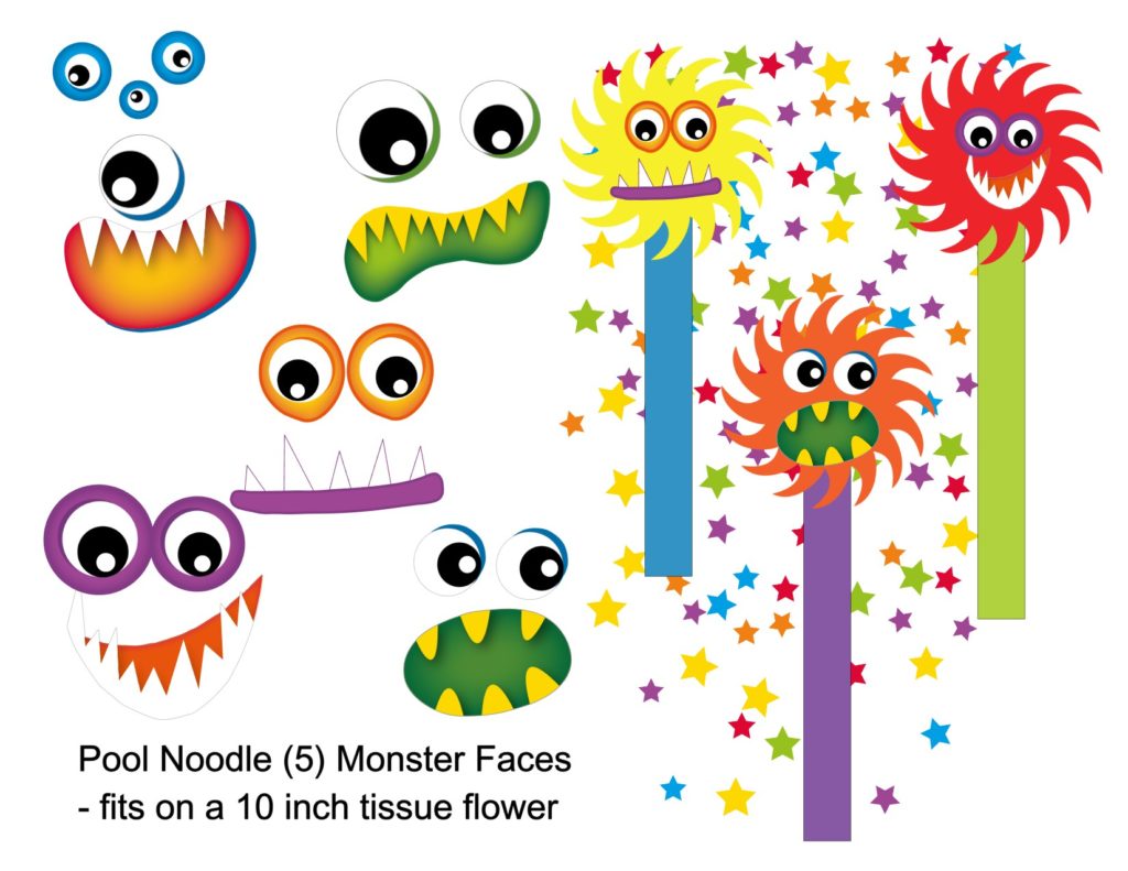 Cartoon Monster Party Free Printable Collection