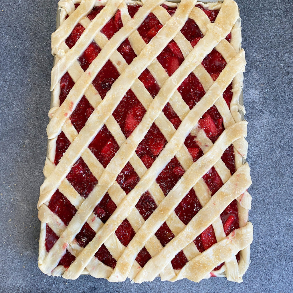 Cranberry Apple Slab Pie