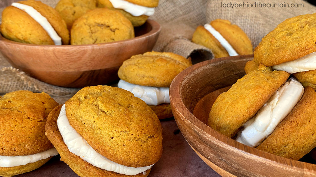 Pumpkin S[ice Whoopie Pies