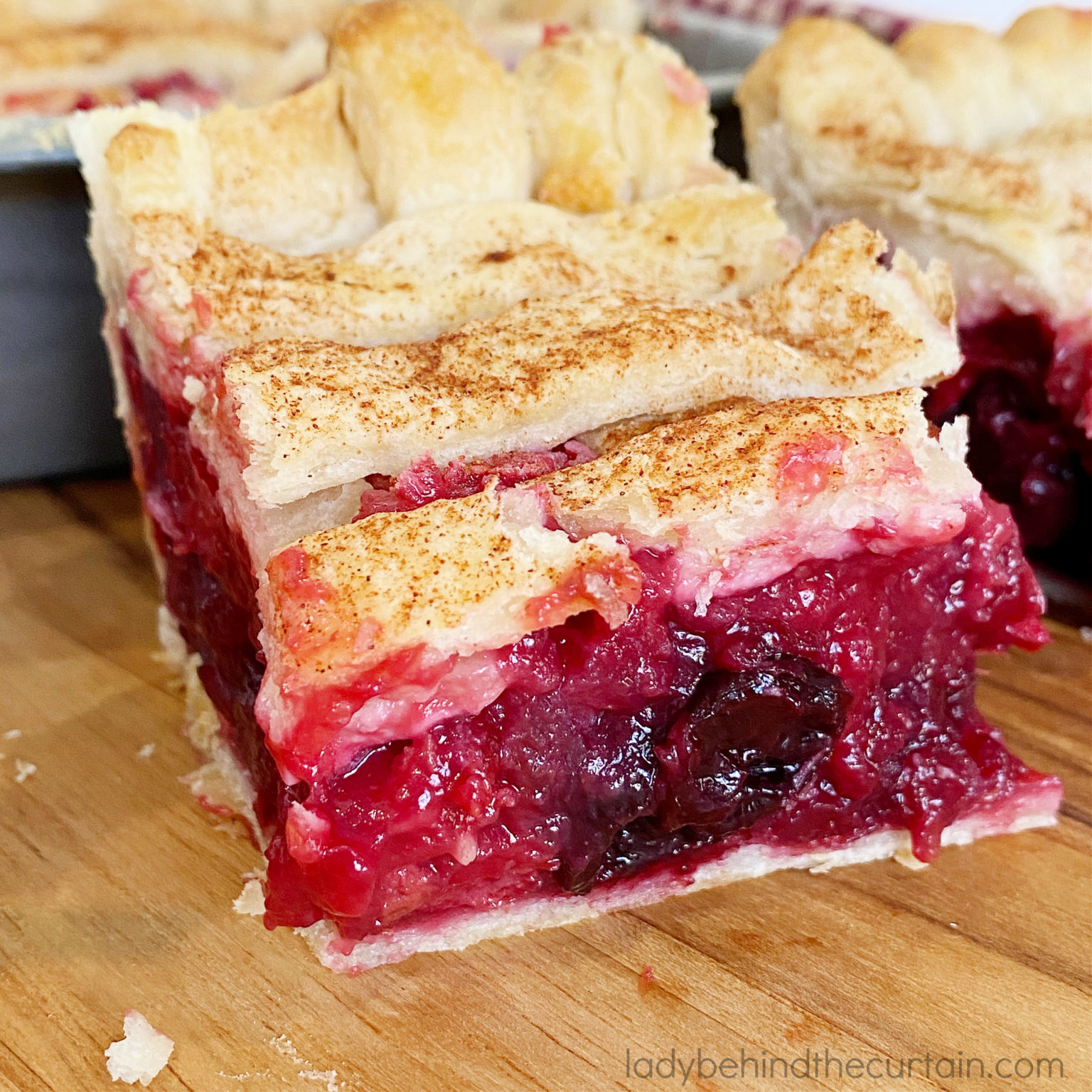 Sugar Free Cherry Pie Squares