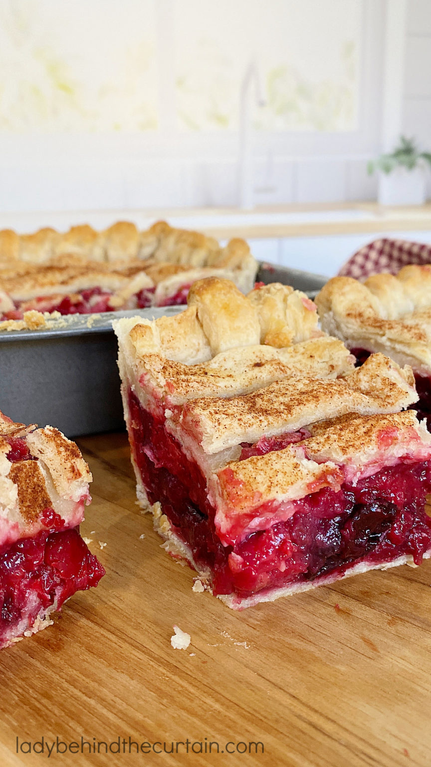 Sugar Free Cherry Pie Squares