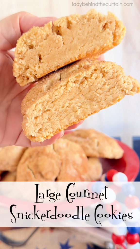 Large Gourmet Snickerdoodle Cookies