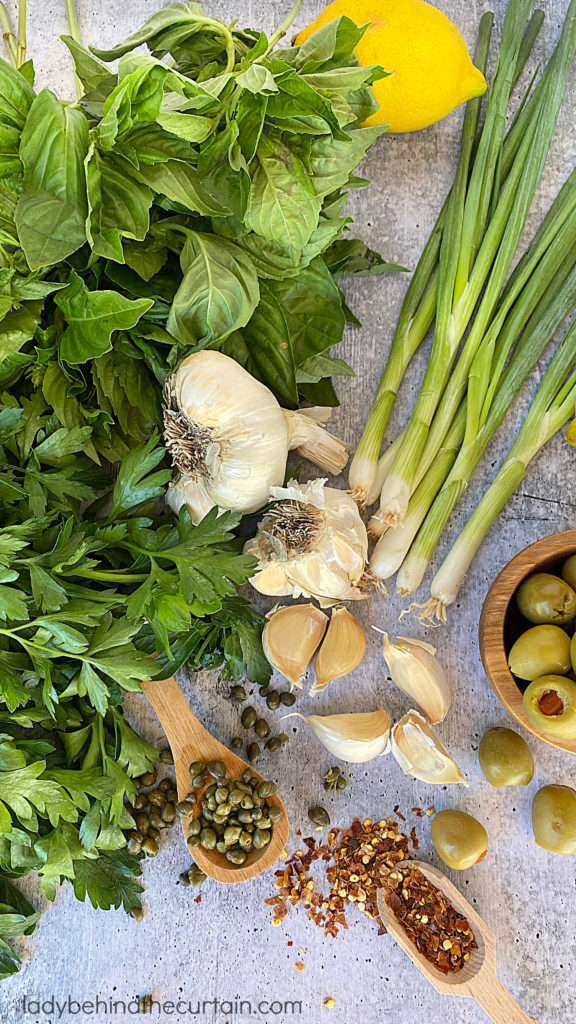 Basil and Green Olive Pesto