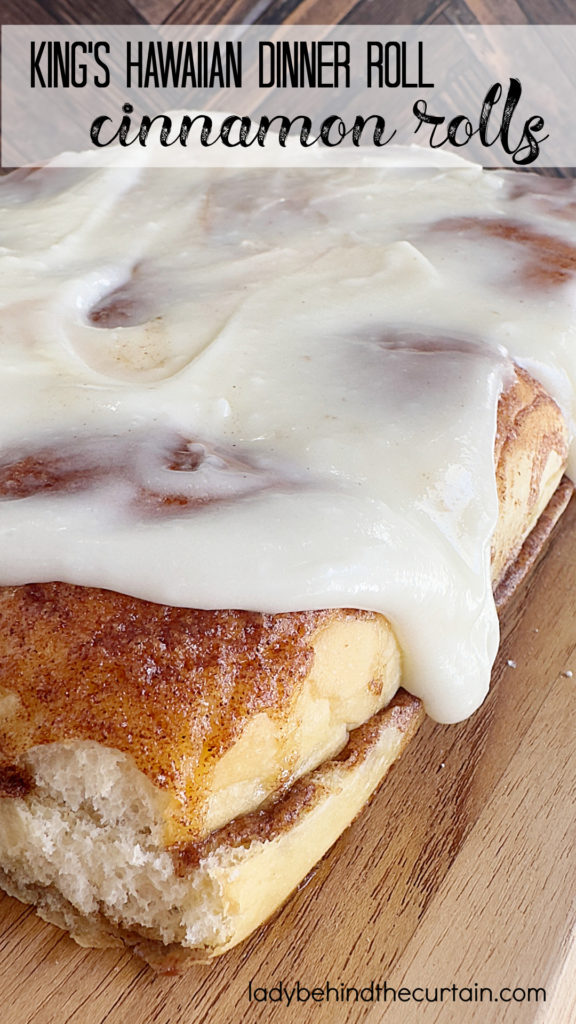 King's Hawaiian Dinner Roll Cinnamon Rolls