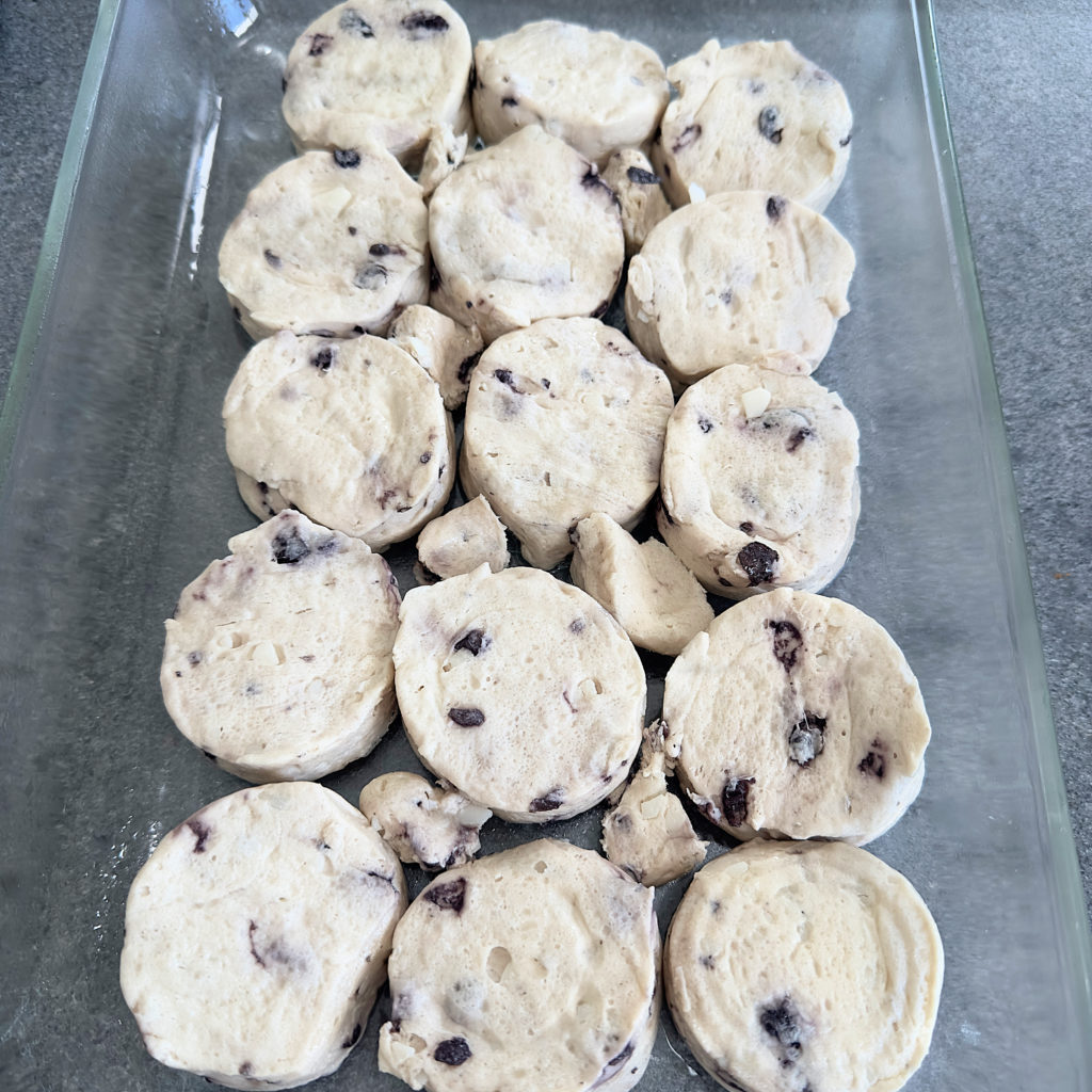 Semi Homemade Blueberries and Cream Biscuit Dessert