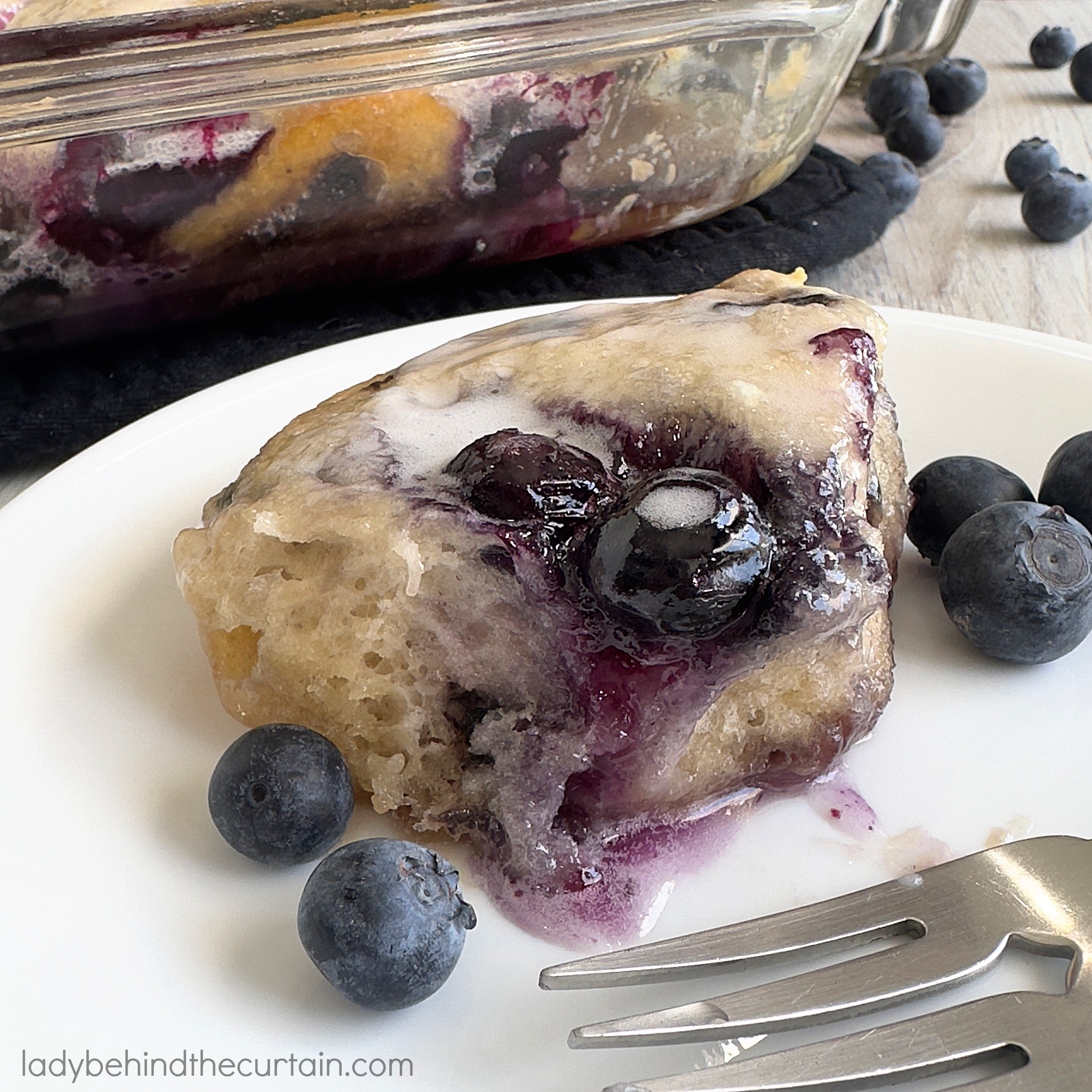 Semi Homemade Blueberries and Cream Biscuit Dessert