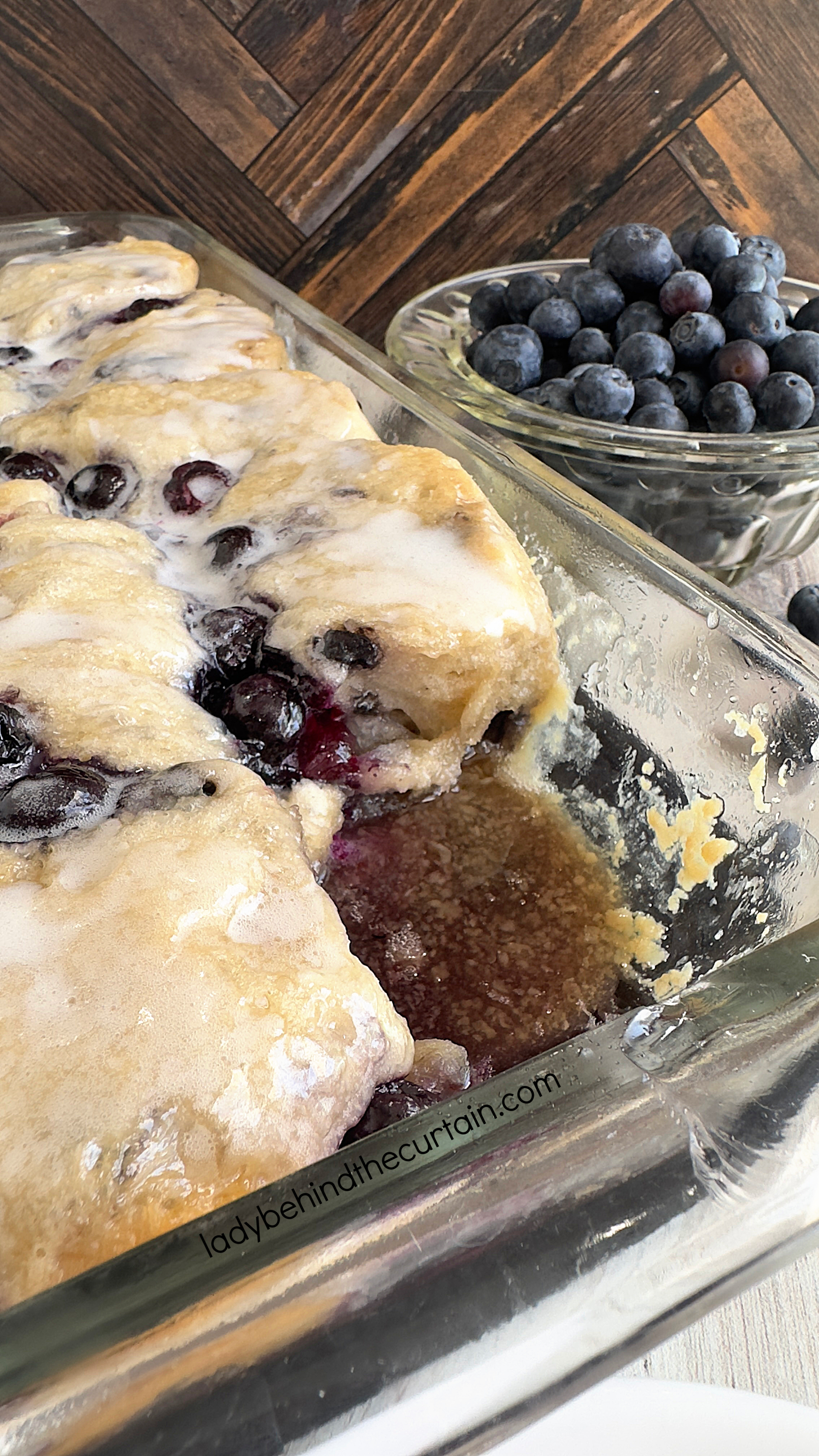 Semi Homemade Blueberries and Cream Biscuit Dessert