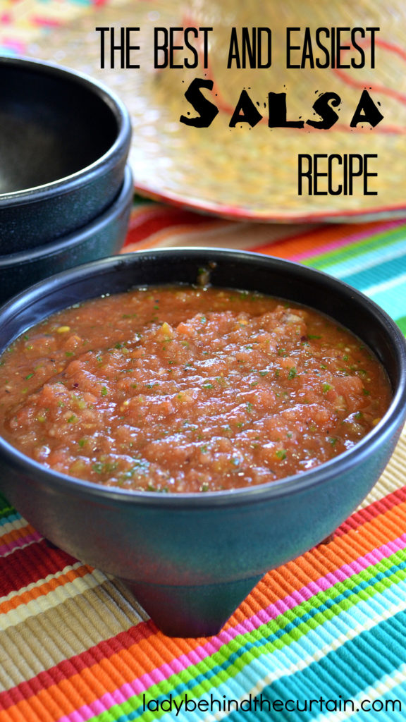 Restaurant-Style Blender Salsa - Cooking with Curls