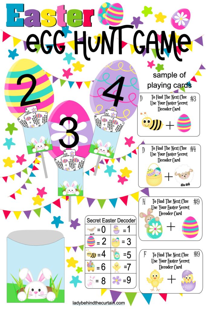 Easter Egg Hunt Game FREE Printable