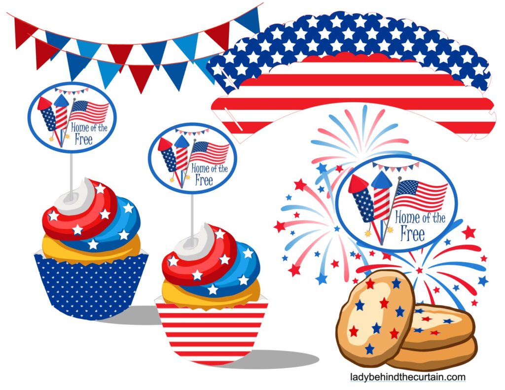 4th of July FREE Party Printable Collection