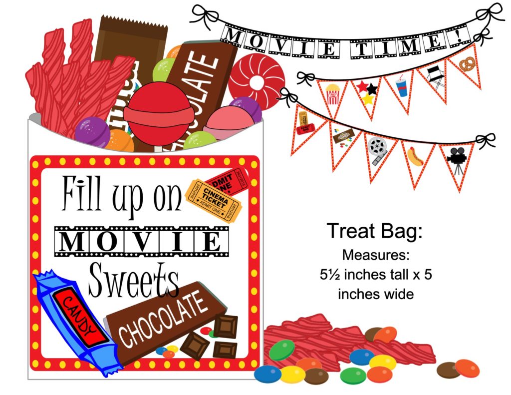 Movie Night Birthday Party FREE Printable Collection