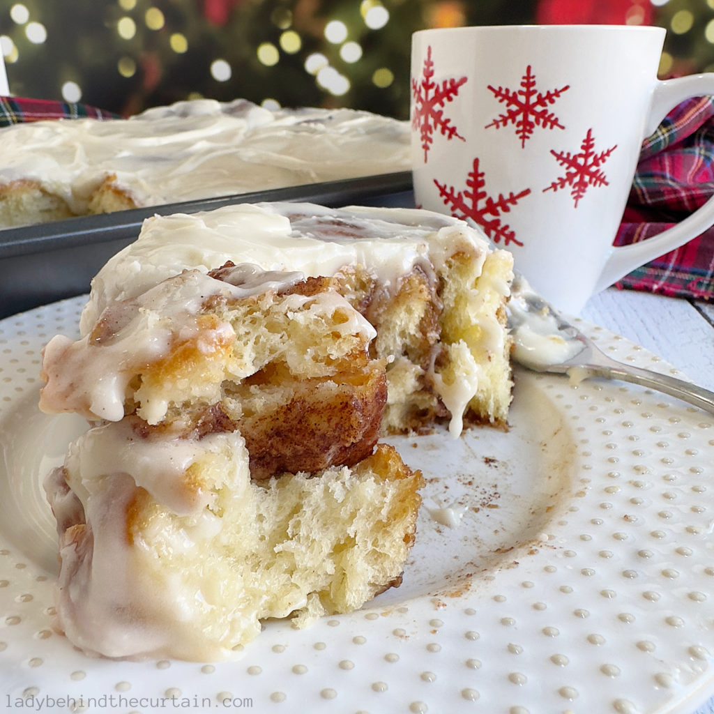 Christmas Morning Overnight Cinnamon Rolls