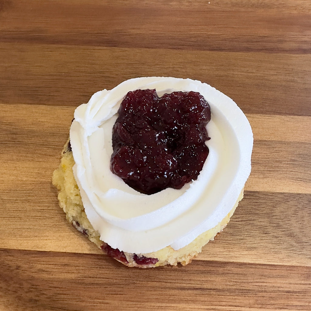 Cranberry Orange Christmas Candle Cakes